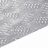 Dischi Quadrati 2 pcs Argento 40 x 40 cm Alluminio