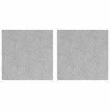 Gradini per Scale Quadrato 2 pcs Argento 40 x 40 cm Alluminio
