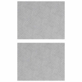 Gradini per Scale 2 pcs Argento 50 x 40 cm Alluminio