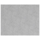 Gradini per Scale 2 pcs Argento 50 x 40 cm Alluminio