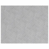 Gradini per Scale 4 pcs Argento 50 x 40 cm Alluminio
