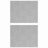Gradini per Scale 2 pcs Argento 50 x 40 cm Alluminio