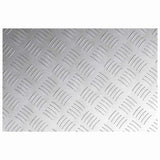 Dischi Quadrati 4 pcs Argento 60 x 40 cm Alluminio