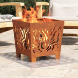 Dischi Quadrati 2 pcs Argento 60 x 40 cm Alluminio