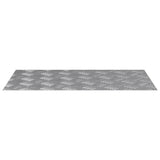 Gradini per Scale 4 pcs Argento 70 x 40 cm Alluminio