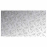 Gradini per Scale 4 pcs Argento 70 x 40 cm Alluminio