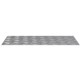 Gradini per Scale 2 pcs Argento 80 x 40 cm Alluminio