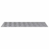 Gradini per Scale 4 pcs Argento 90 x 40 cm Alluminio