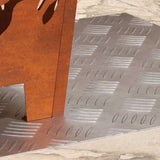 Dischi Quadrati 2 pcs Argento 50 x 50 cm Alluminio