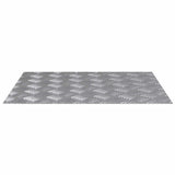 Gradini per Scale 2 pcs Argento 60 x 50 cm Alluminio