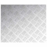 Gradini per Scale 4 pcs Argento 60 x 50 cm Alluminio