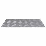 Gradini per Scale 4 pcs Argento 60 x 50 cm Alluminio