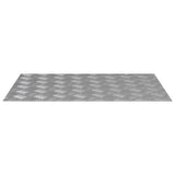 Gradini per Scale 2 pcs Argento 70 x 50 cm Alluminio