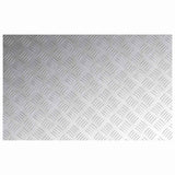 Gradini per Scale 4 pcs Argento 80 x 50 cm Alluminio