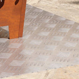 Gradini per Scale 2 pcs Argento 90 x 50 cm Alluminio