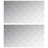 Gradini per Scale 2 pcs Argento 90 x 50 cm Alluminio