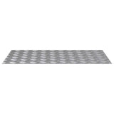 Gradini per Scale 2 pcs Argento 90 x 50 cm Alluminio