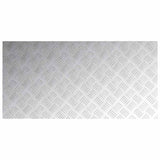 Gradini per Scale 4 pcs Argento 100 x 50 cm Alluminio