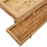 Ripiano a Muro con lo scaffale Marrone 75 x 26 x 60 cm Bambù