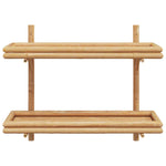 Ripiano a Muro con lo scaffale Marrone 75 x 26 x 60 cm Bambù