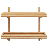 Ripiano a Muro con lo scaffale Marrone 75 x 26 x 60 cm Bambù