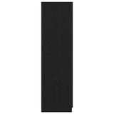 Guardaroba Rovere Nero 80 x 52 x 180 cm Legno truciolato