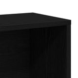 Armadio per Libri Rovere Nero 155 x 24 x 160 cm