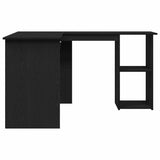 Scrivania ad angolo Rovere Nero 120 x 140 x 75 cm