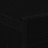Armadio da Notte Rovere Nero 40 x 30 x 30 cm Legno truciolato