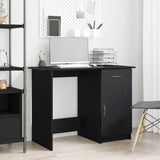 Scrivania Rovere Nero 100 x 50 x 76 cm Legno truciolato