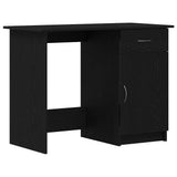 Scrivania Rovere Nero 100 x 50 x 76 cm Legno truciolato