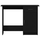 Scrivania Rovere Nero 100 x 50 x 76 cm Legno truciolato