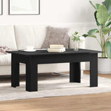 Tavolino da salotto Rovere Nero 100 x 60 x 42 cm