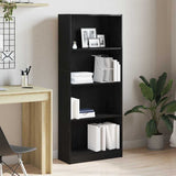 Libreria Rovere Nero 60 x 24 x 143 cm Legno truciolato