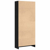 Libreria Rovere Nero 60 x 24 x 143 cm Legno truciolato