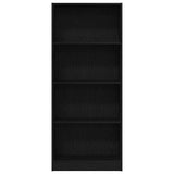 Libreria Rovere Nero 60 x 24 x 143 cm Legno truciolato