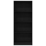 Libreria Rovere Nero 60 x 24 x 143 cm Legno truciolato
