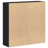 Mobile libreria Rovere Nero 98x29x97,5 cm in Legno truciolato
