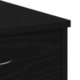 Scrivania Rovere Nero 80 x 40 x 75 cm Legno truciolato