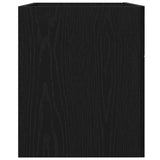 Armadio sottolavello con porta Rovere Nero 38,5 x 100 x 46 cm