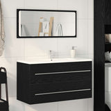 Mobile Lavabo Rovere Nero 90 x 45 x 1.5 cm Legno truciolato