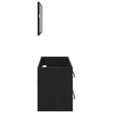 Mobile Lavabo Rovere Nero 90 x 45 x 1.5 cm Legno truciolato