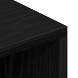 Mobile TV Rovere Nero 69,5 x 30 x 50 cm Legno truciolato