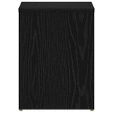 Armadio da Notte 2 pcs Rovere Nero 40 x 30 x 40 cm