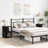 Armadio da Notte 2 pcs Rovere Nero 35 x 35 x 55 cm
