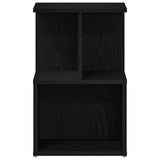 Armadio da Notte 2 pcs Rovere Nero 35 x 35 x 55 cm