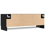 Guardaroba Rovere Nero 100 x 32,5 x 35 cm Legno truciolato