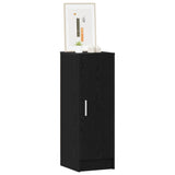Mobile per scarpe Rovere Nero 32 x 35 x 92 cm Legno truciolato
