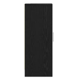 Mobile per scarpe Rovere Nero 32 x 35 x 92 cm Legno truciolato