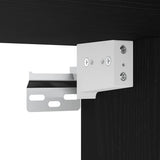 Mobile per scarpe 2 pcs Rovere Nero 32 x 35 x 70 cm